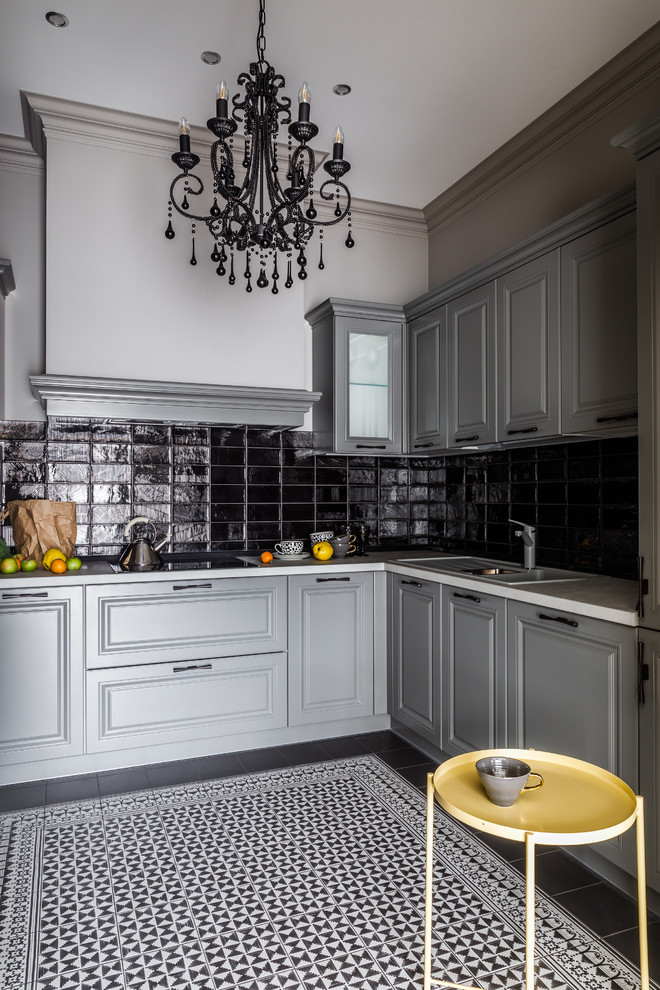 Интерьер таунхауса в монохромной гамме (г.Краснодар)