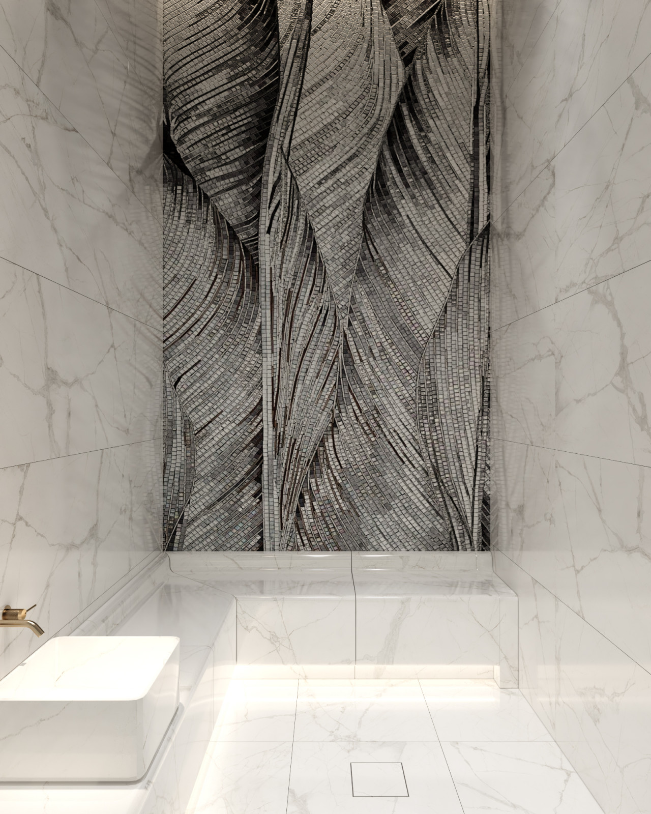 Спа-зона с бассейном в частном доме