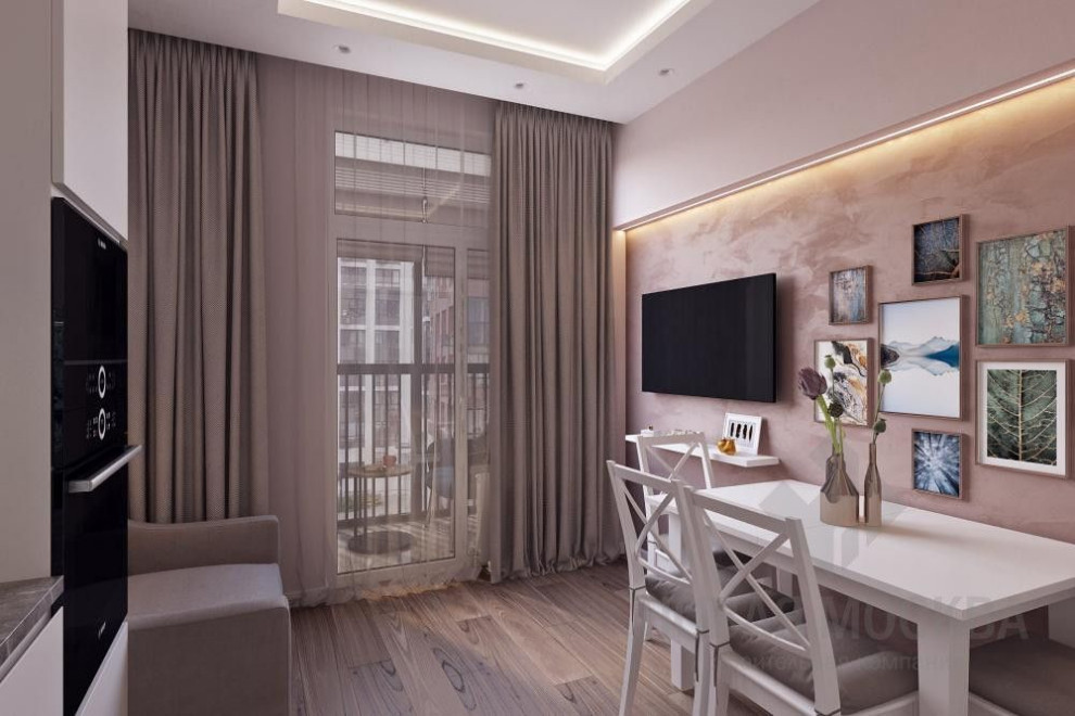 Дизайн-проект 2-комнатной квартиры 60 кв.м в ЖК «Скандинавия»