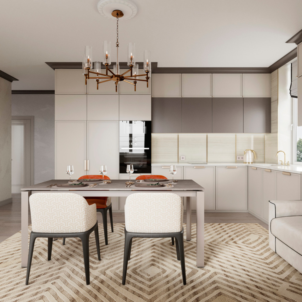 Дизайн-проект квартиры в ЖК "Европейский берег", г.Тюмень