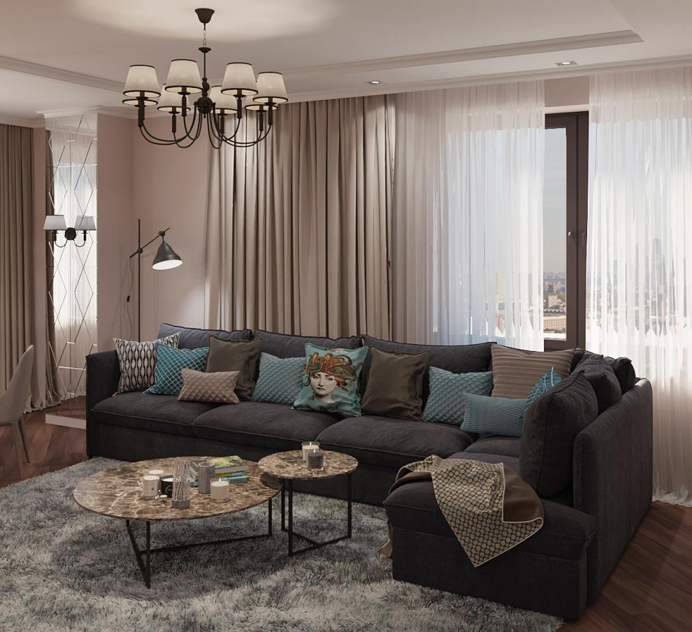 Обложка проекта: Квартира 90 кв Савеловский Сити