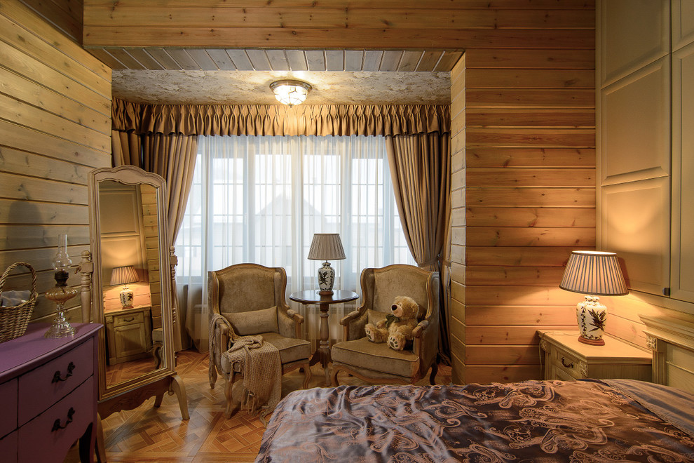 Каркасный дом. Декорирование деревянным блок-хаусом.