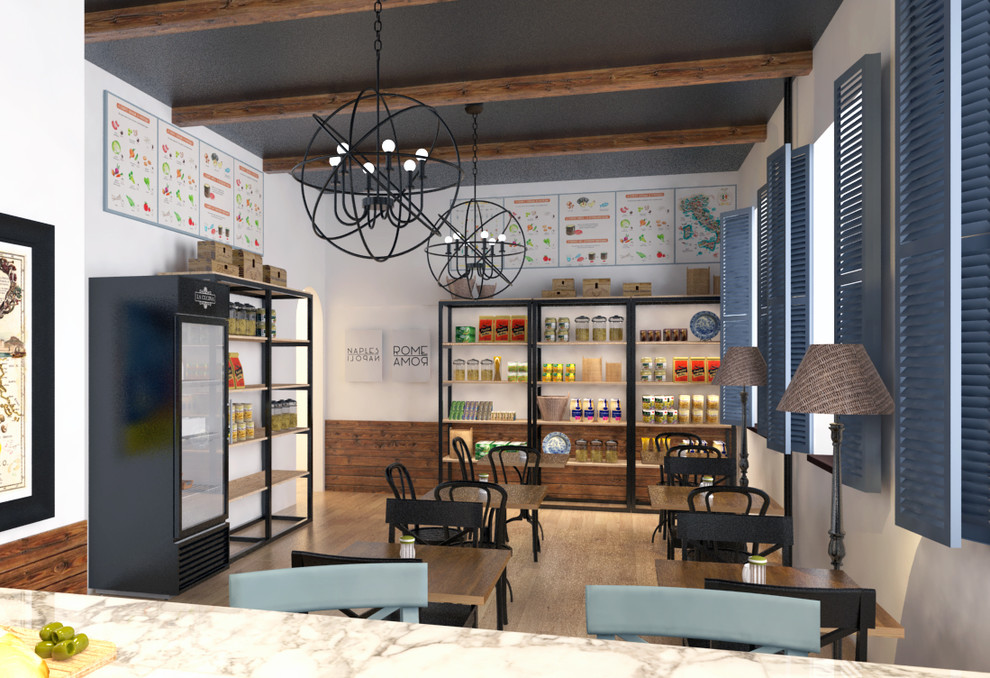 Дизайн-проект кафе от «Strekoza Design»