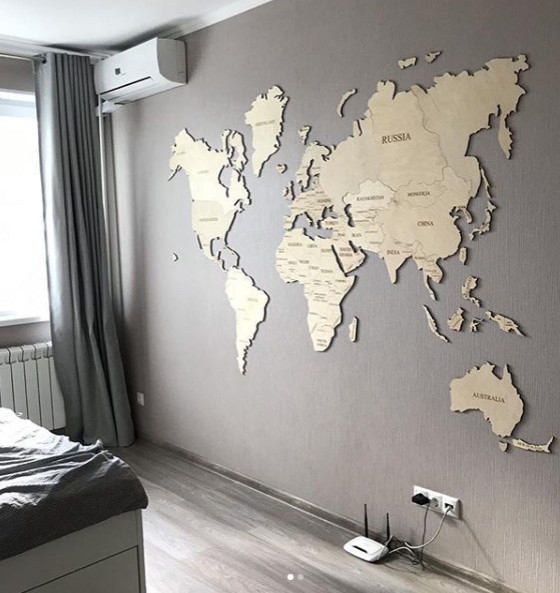 Обложка проекта: Одноуровневые карты мира