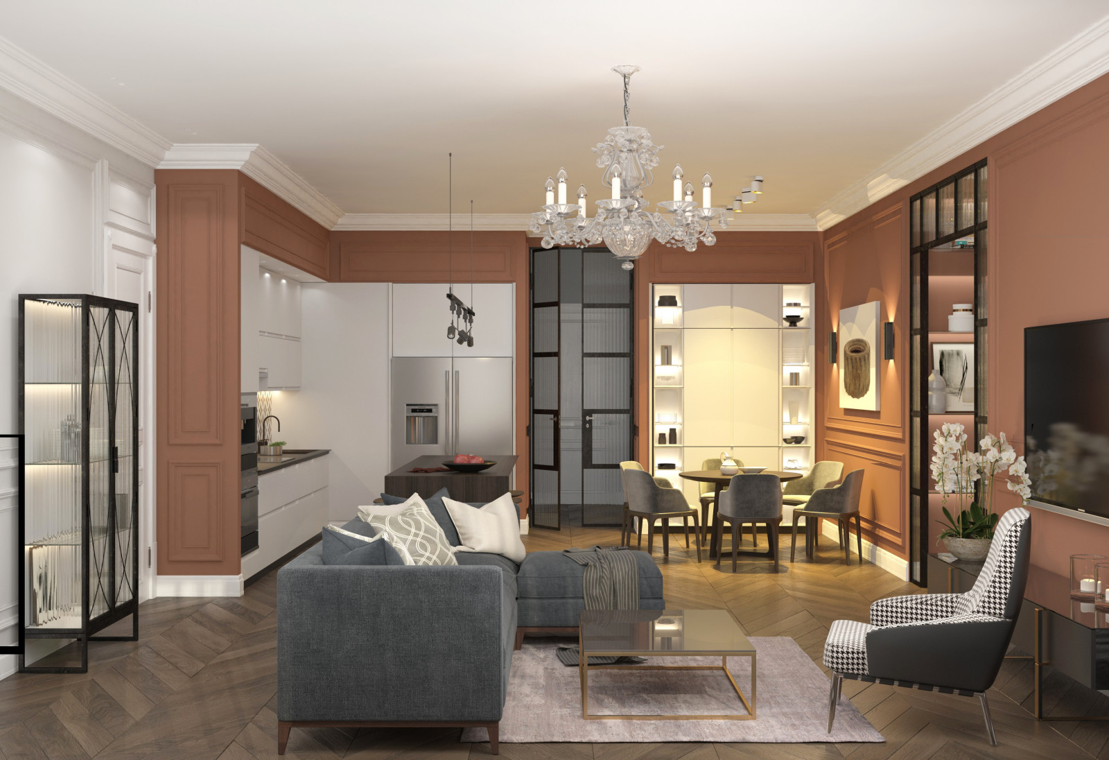 Обложка проекта: Квартира для семьи на Крестовском острове