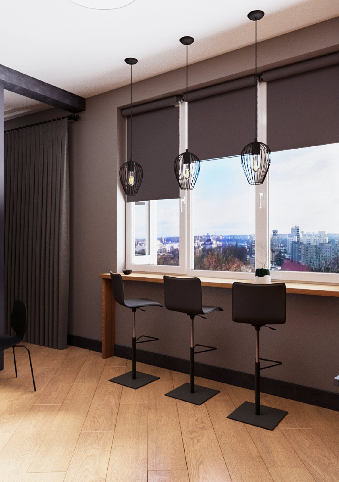 Интерьер для квартиры со сложной планировкой