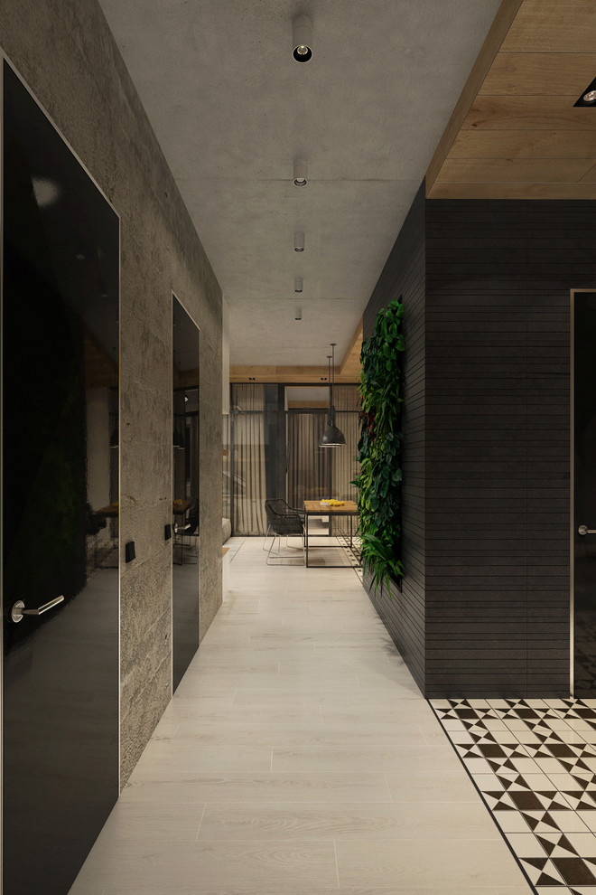 Квартира в индустриальном стиле для молодой пары