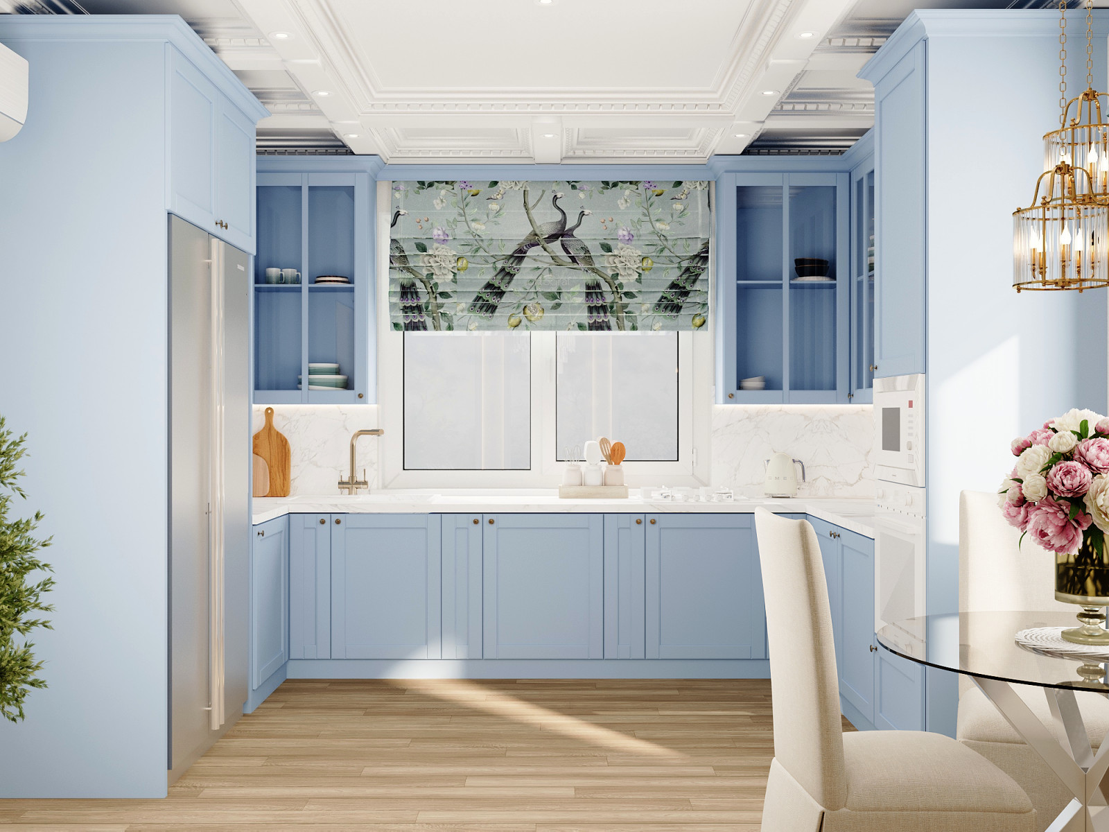 Дизайн-проект дома у моря в стиле нео-классика