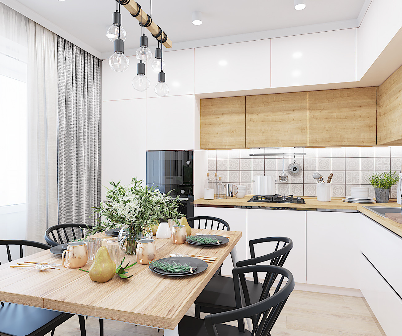 Сканди в квартире ЖК Алфавит г.Пенза