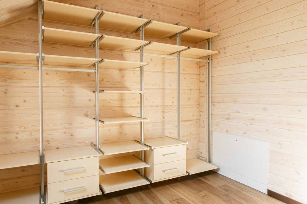 Интерьер дома из клееного бруса