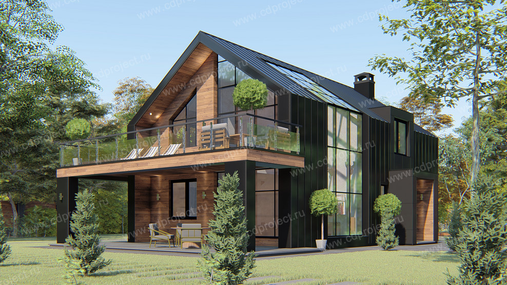 Загородный дом в стиле BARN HOUSE