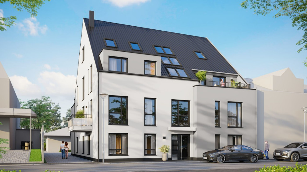 Ansicht des Hauses von der Straße