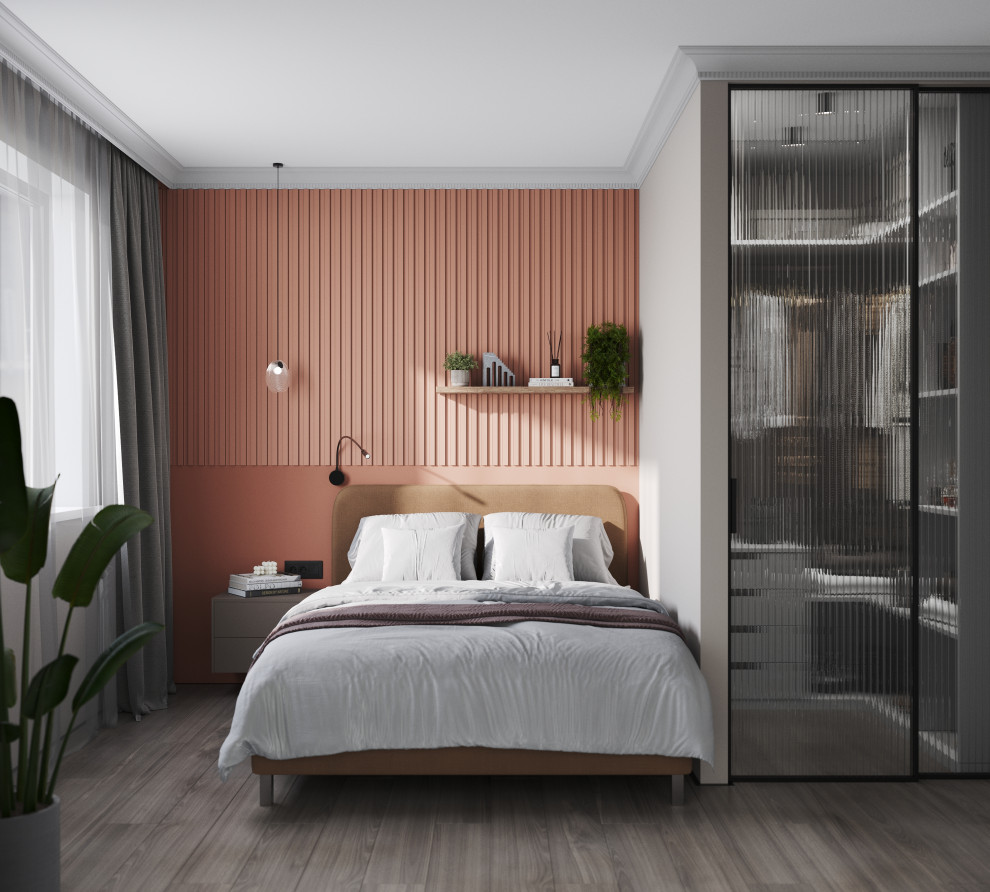 Обложка проекта: Спальня с гардеробом
