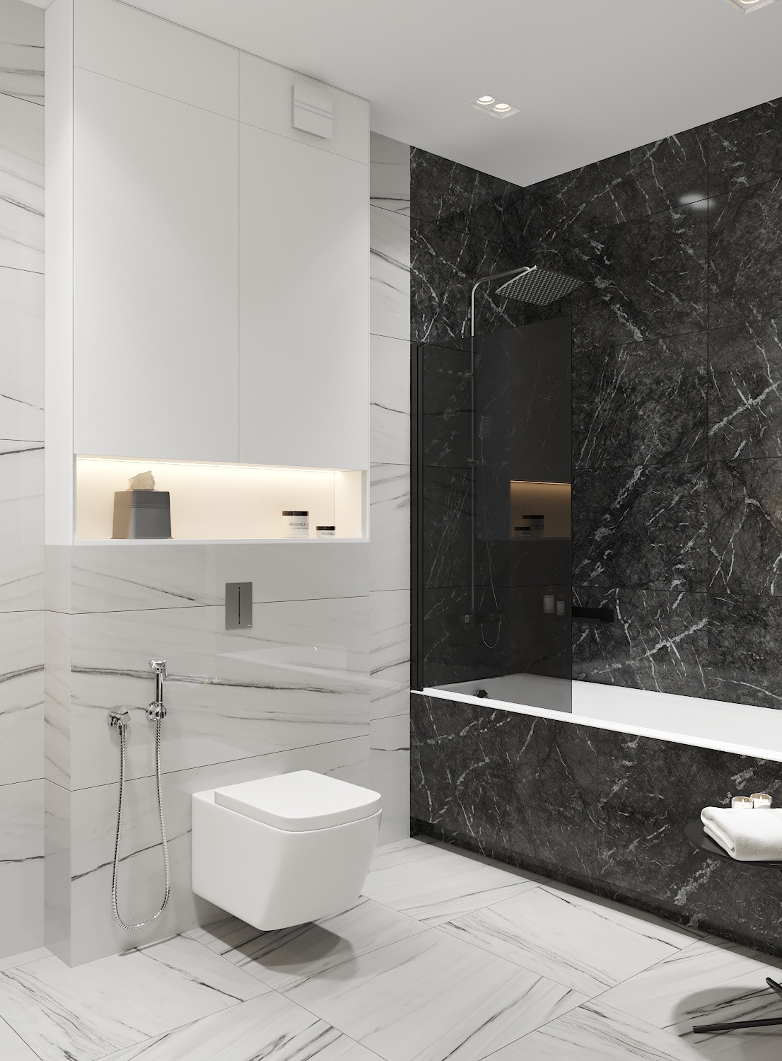 черно белый