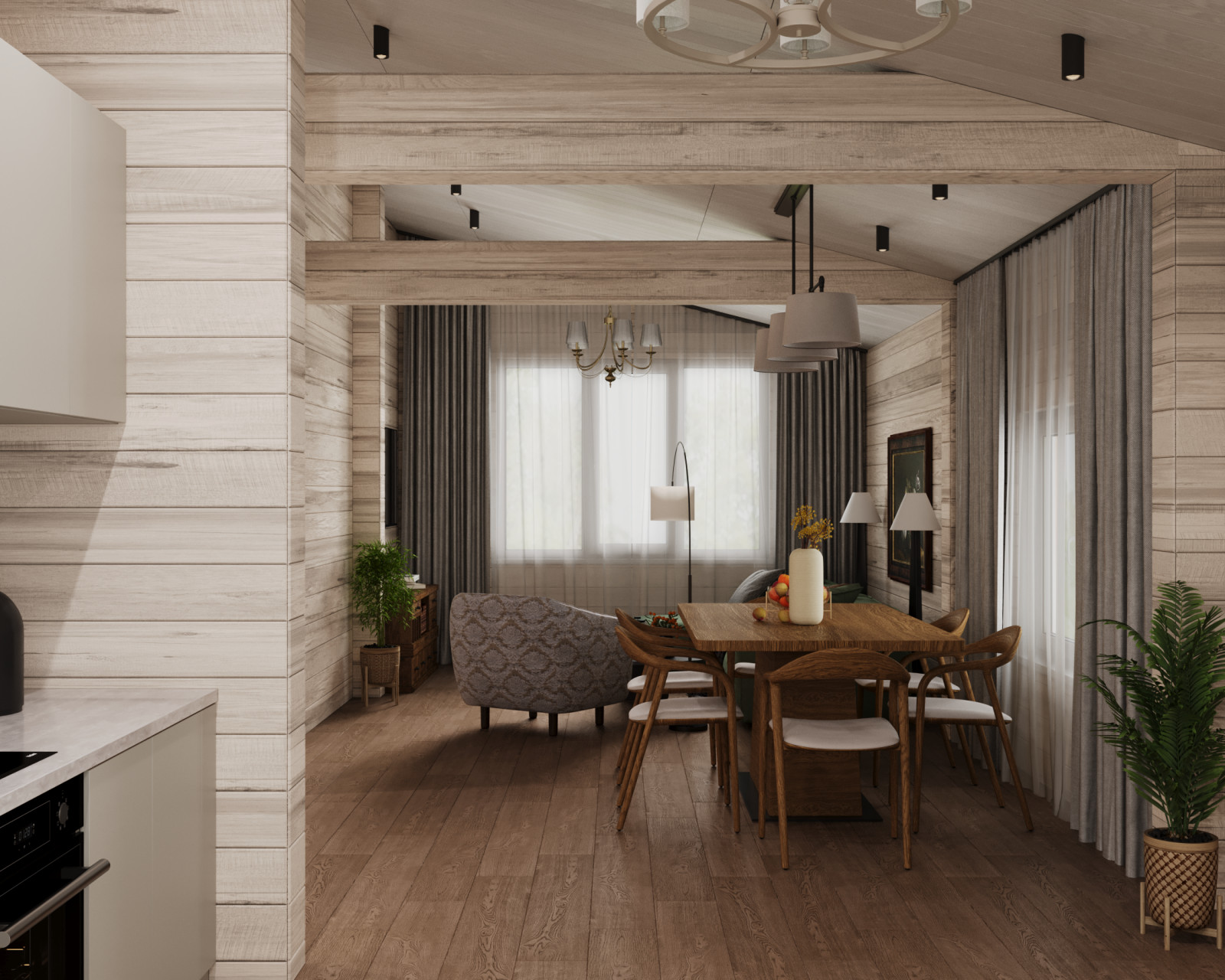 Дизайн деревенского дома