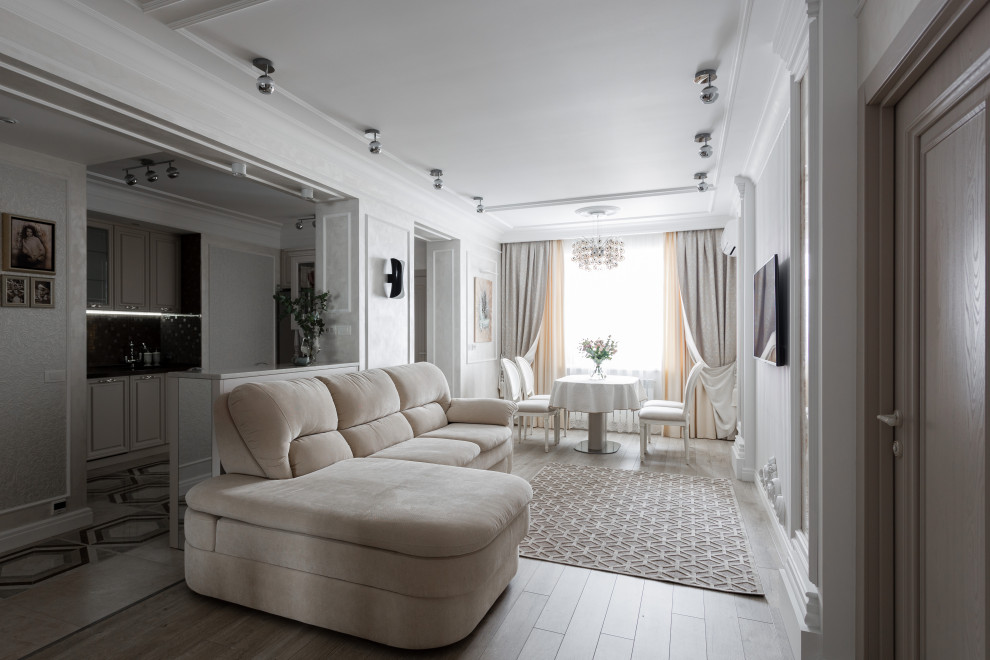 Интерьер в цвете экрю-гармония внутреннего мира. Квартира 7