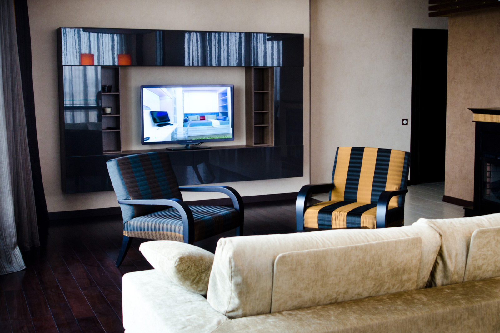 Вид на Рим из московской квартиры. Проект квартиры 130кв.м.