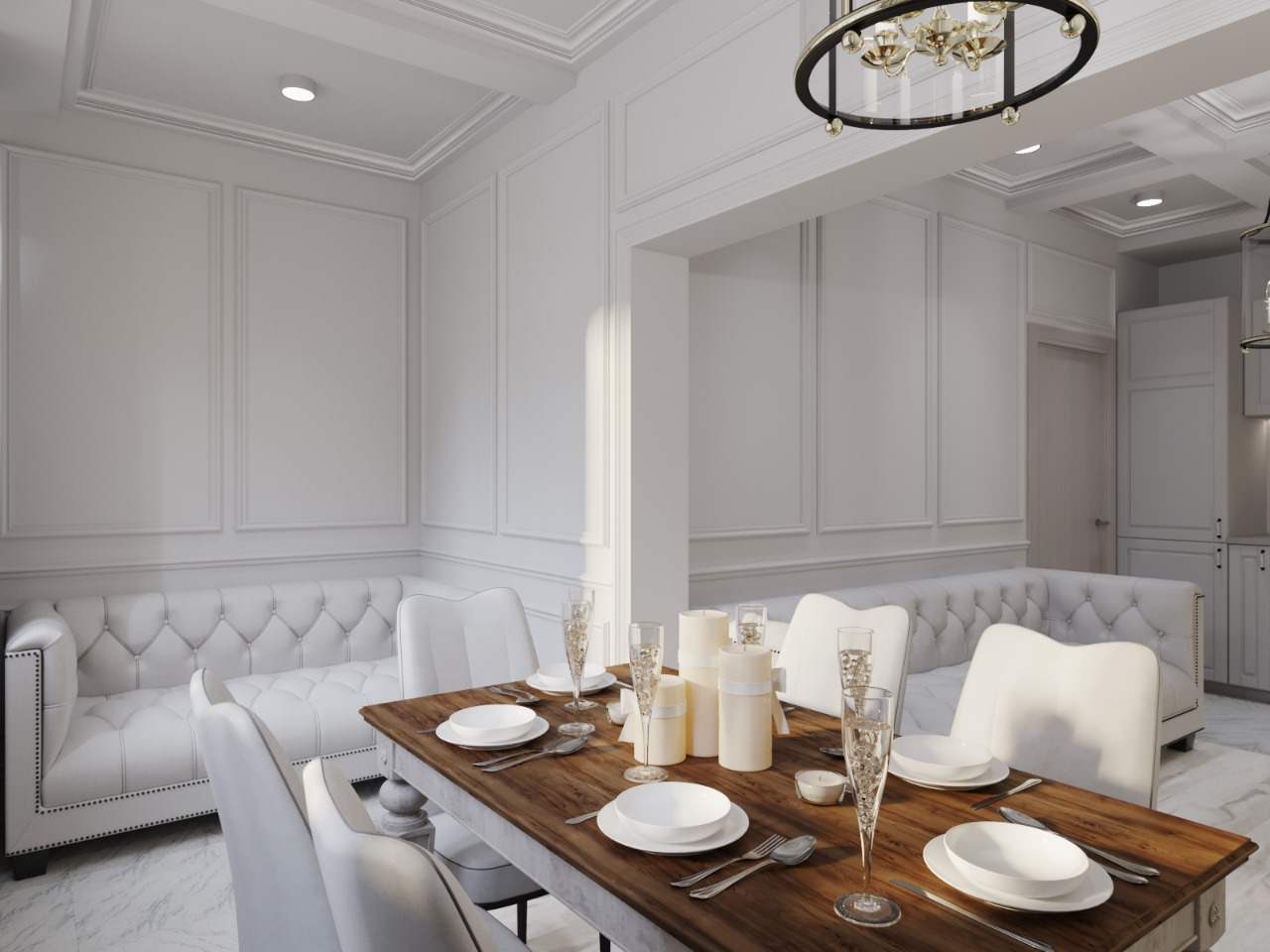 Обложка проекта: Кухня современная классика