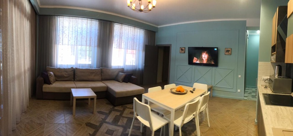 Обложка проекта: дизайн двухкомнатной квартиры в Домбае