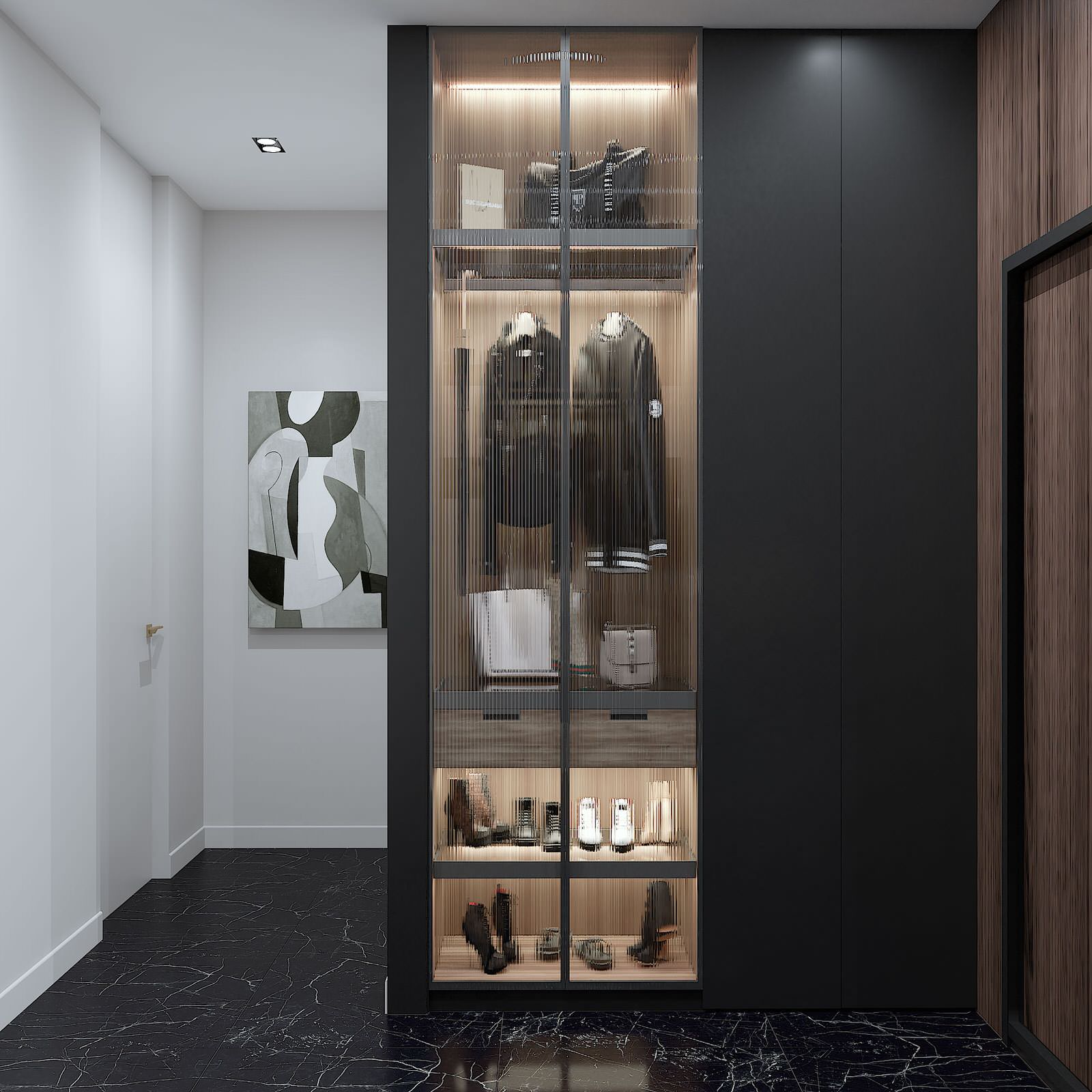 Дизайн проект квартиры 78м2 ЖК "Резиденция Композиторов"