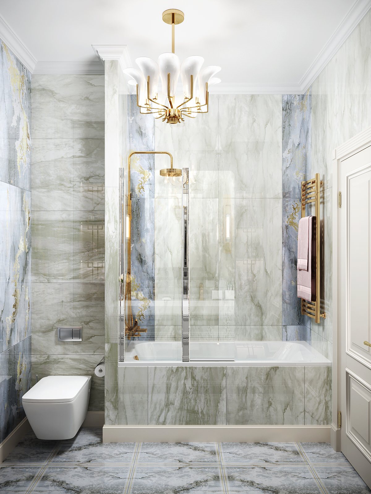 Трёхкомнатная квартира