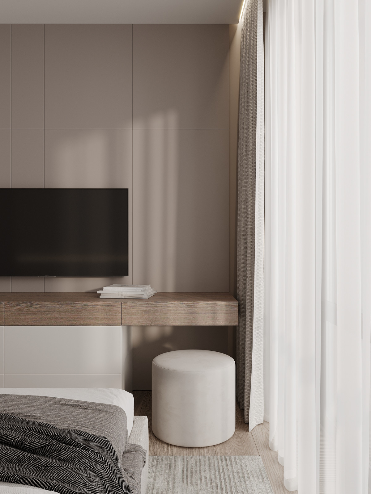 ЖК «Павелецкая Сити» — современный минимализм в нейтральных оттенках