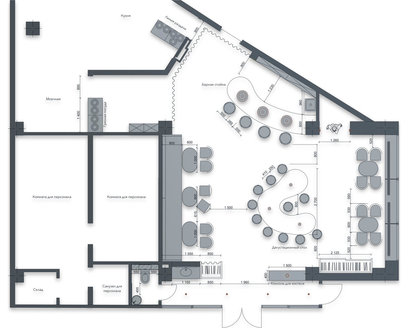 Обложка проекта: Проект гастробара "Комета"