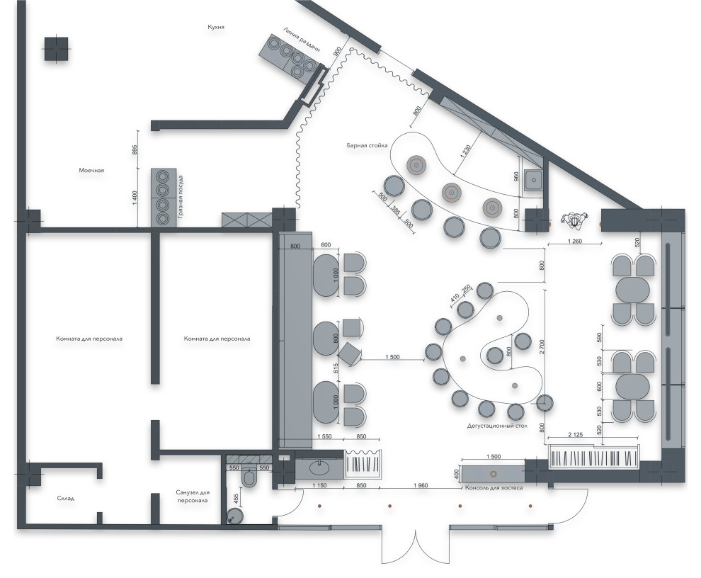 Обложка проекта: Проект гастробара "Комета"