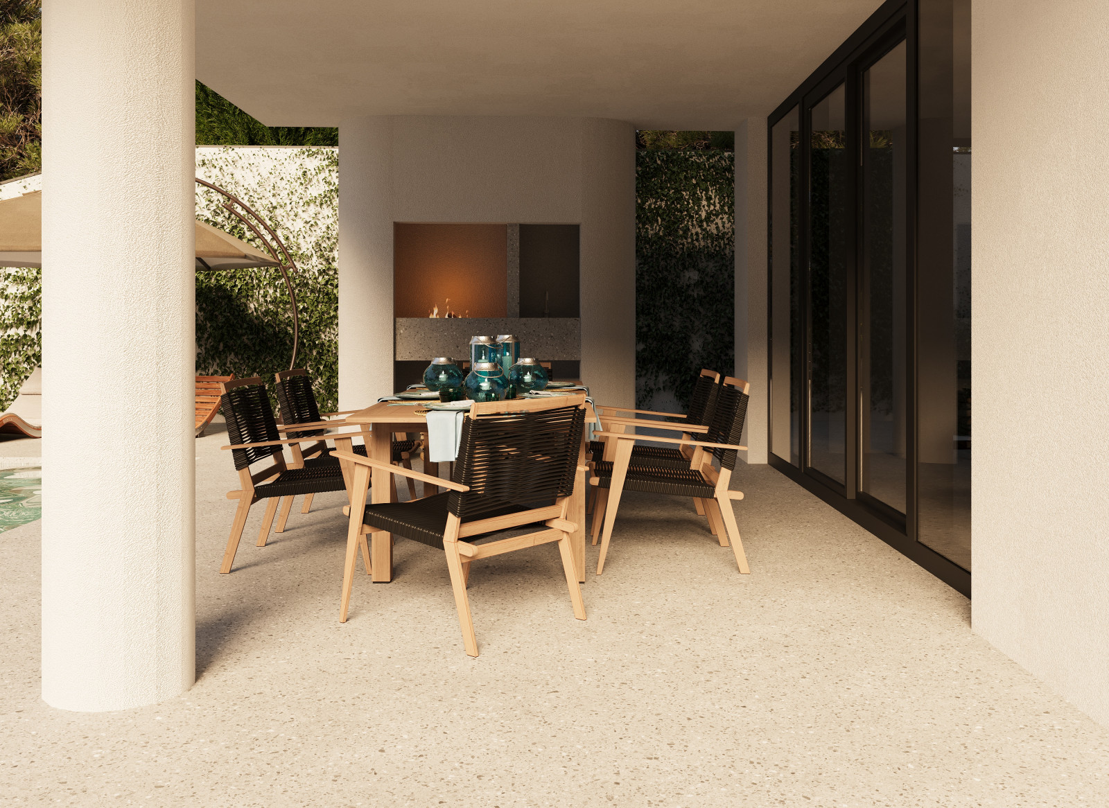 Дом на склоне