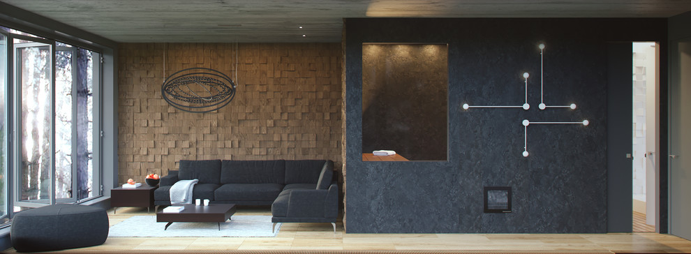 Интерьер банного павильона 45м2 в г. Мытищи