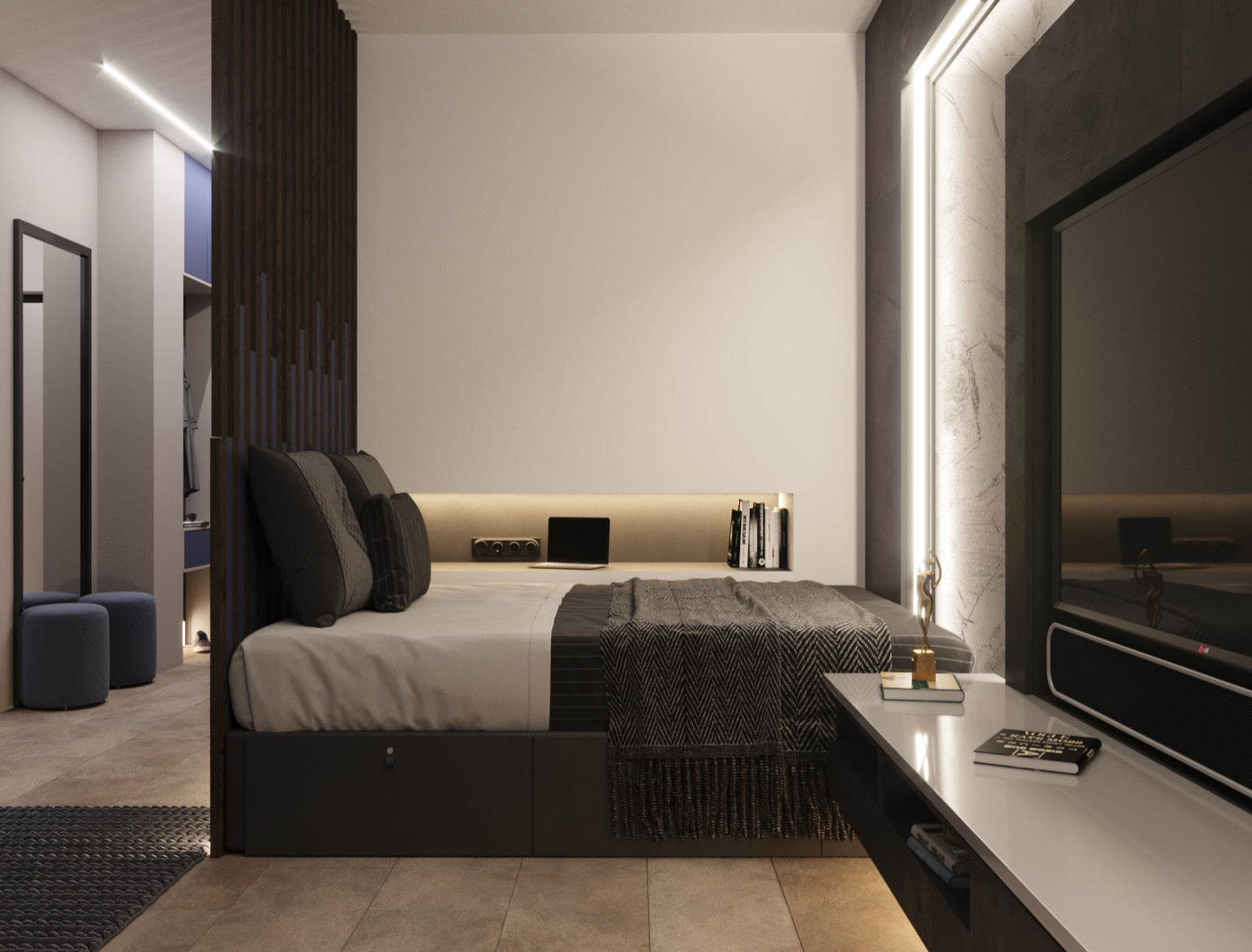 Брутальный синий