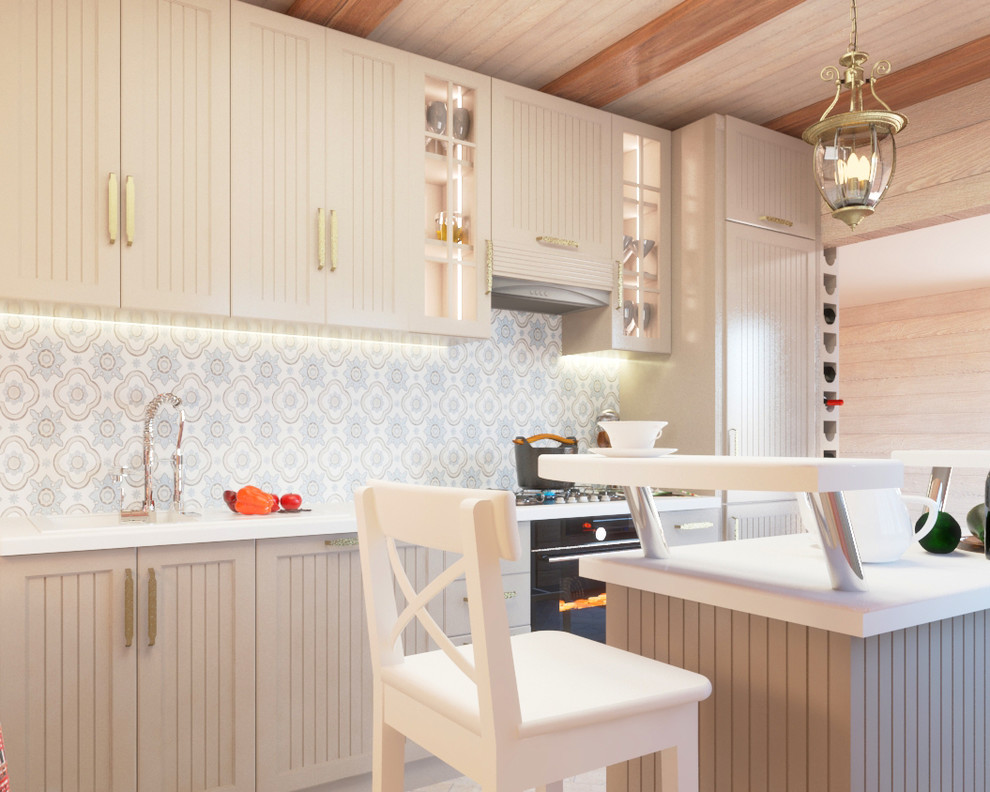 Дизайн дома из бруса