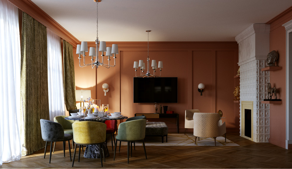 Turmalin. Интерьеры дома в коттеджном поселке Изумрудный.