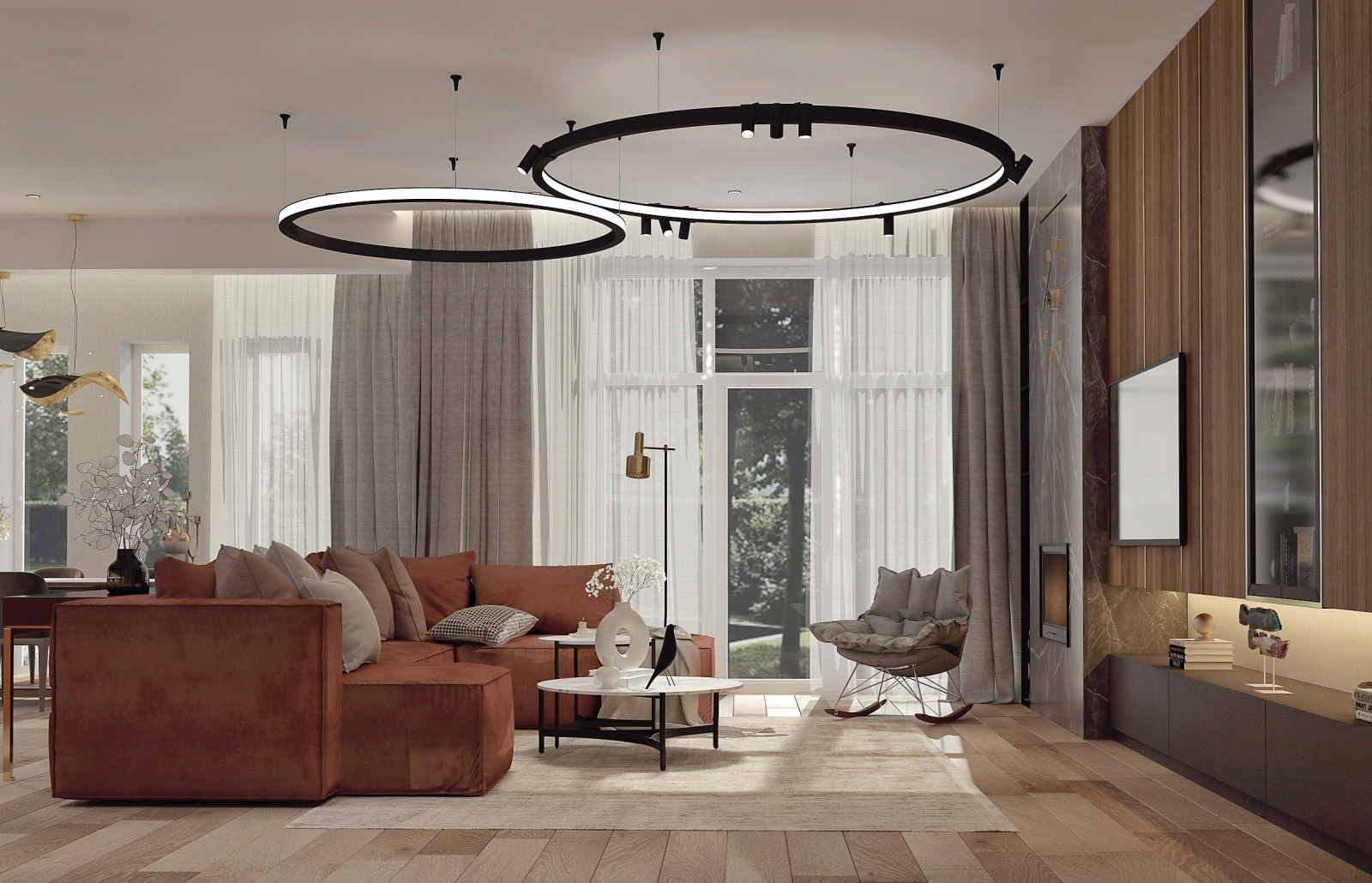 Обложка проекта: Интерьер загородного дома