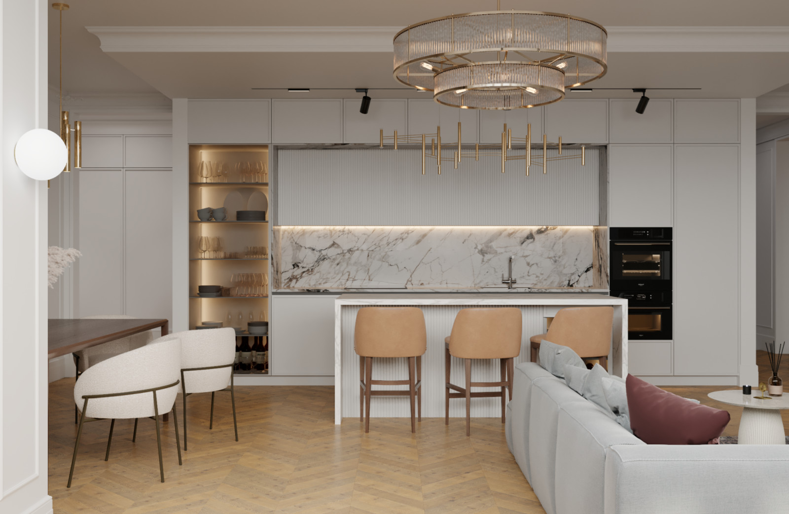 Кухня-Гостиная 53 м², Ростов-на-Дону