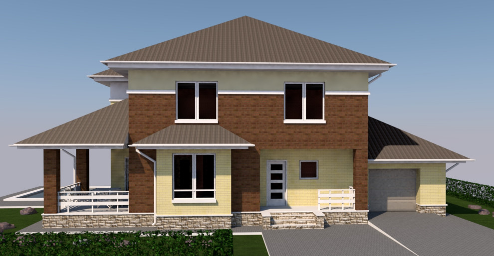 Обложка проекта: Коттедж 193м2 в Лен области