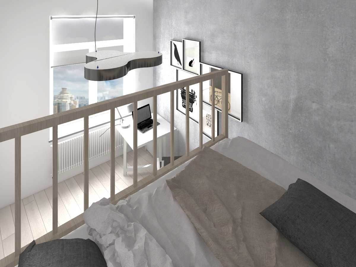 квартира в стиле минимализм для очень молодой семьи