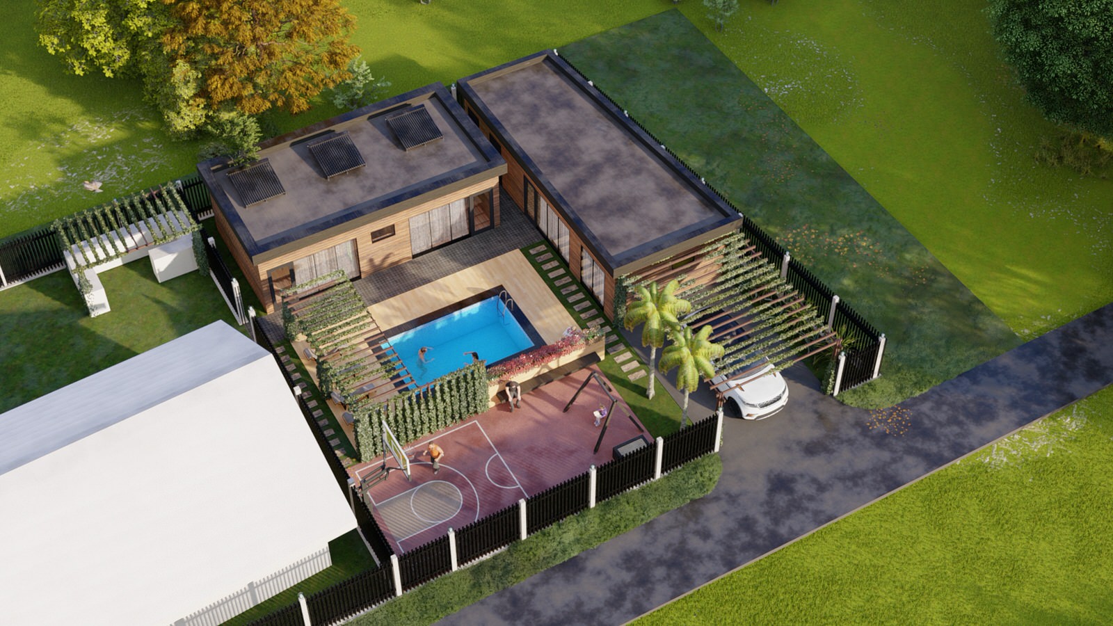 Обложка проекта: Благоустройство загородного дома (S 3,5 соток)