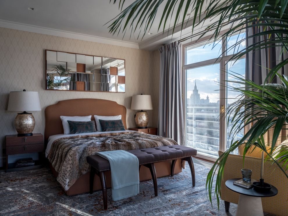 Обложка проекта: Interior with a view - Интерьер с видом на МГУ