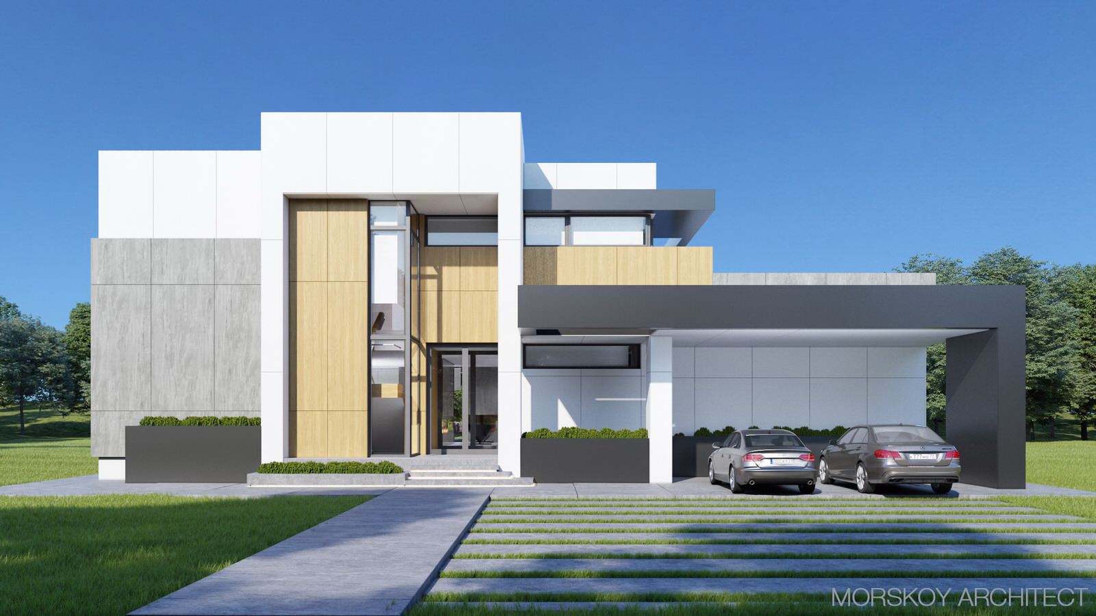 Обложка проекта: Жилой дом 600 м²