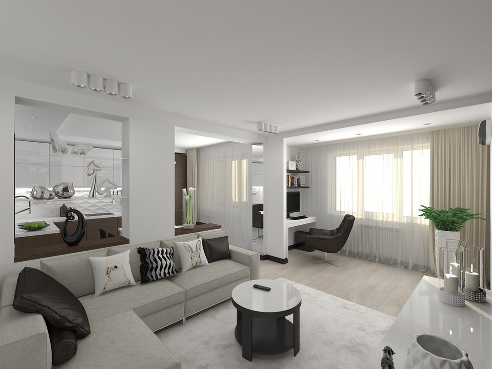 Интерьер квартиры в ЖК "7 небо"