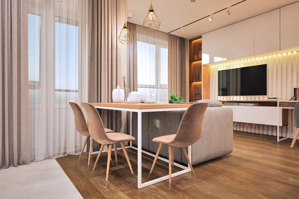 Однокомнатная квартира в современном стиле