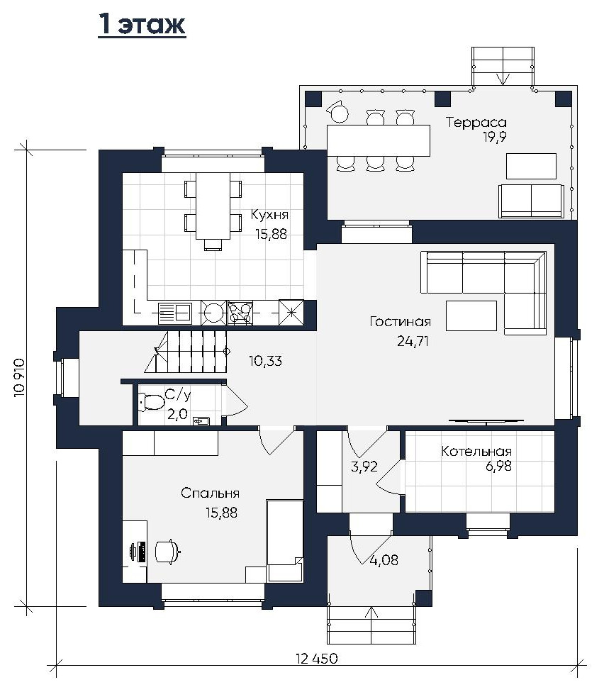Остин в баварской кладке
