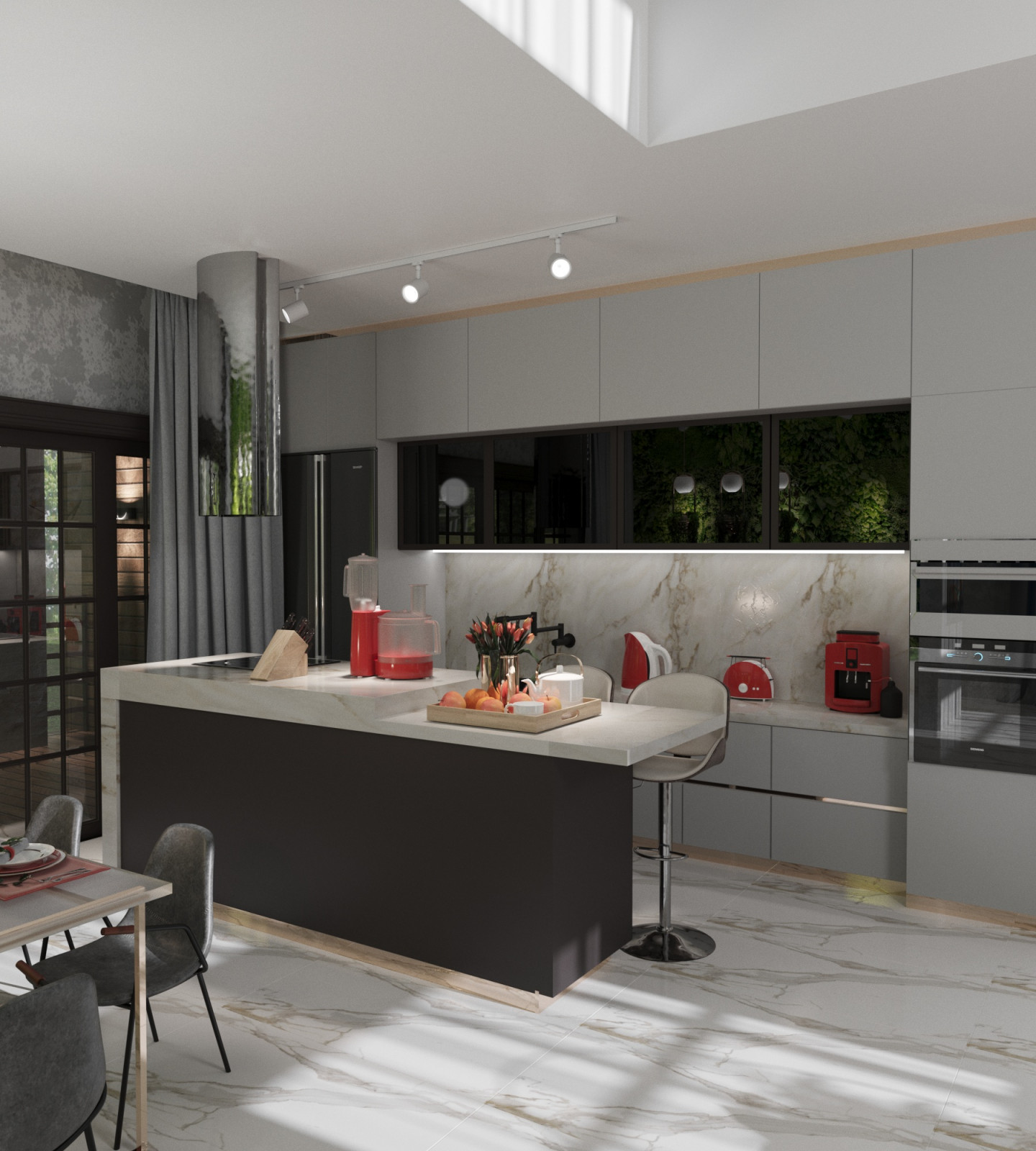Contemporary two level cottage