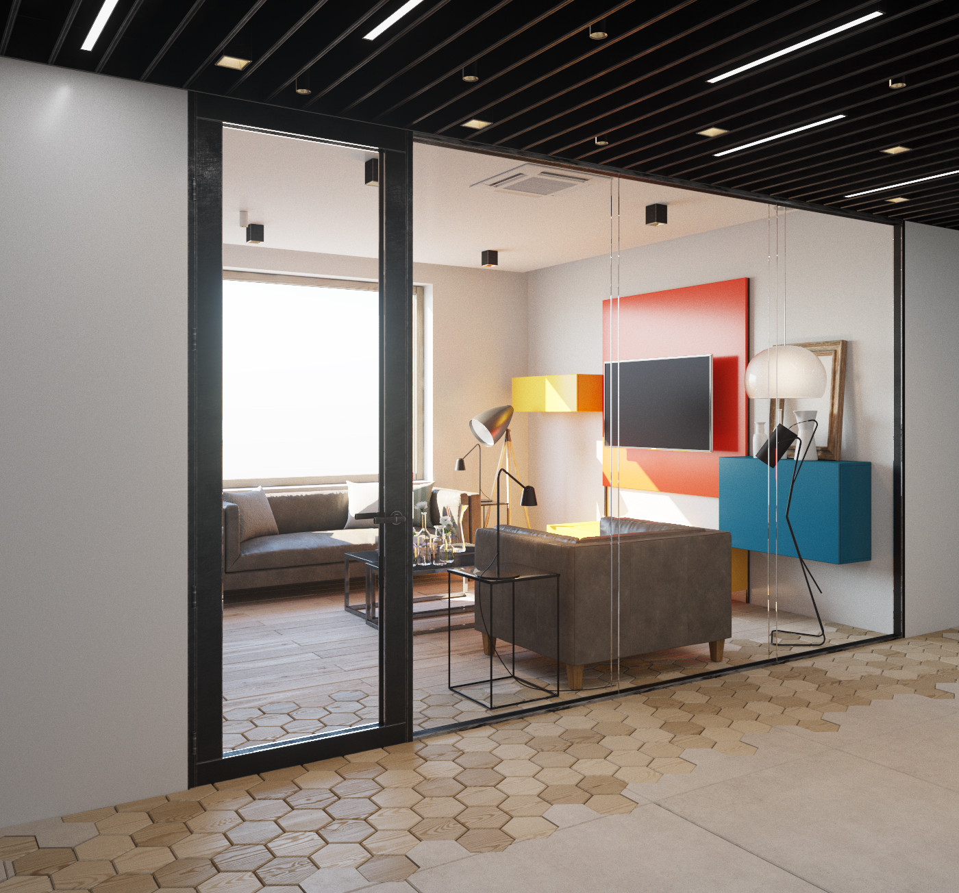 Комната отдыха Пит Мондриан