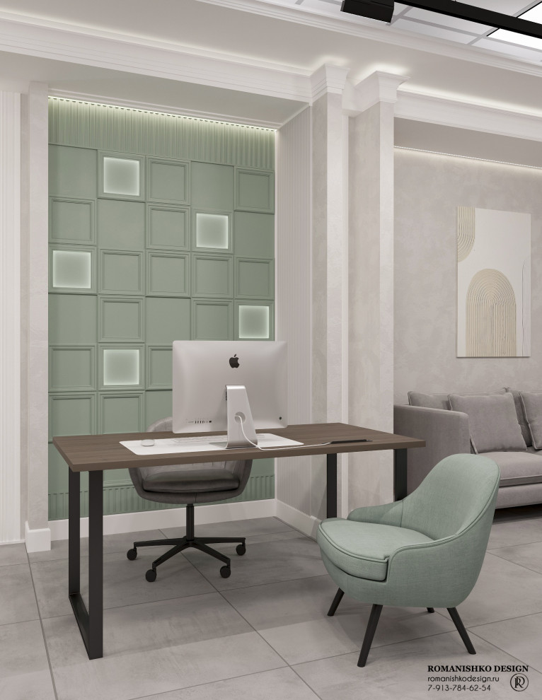 Дизайн выставочного зала магазина лепного декора "HIWOOD"