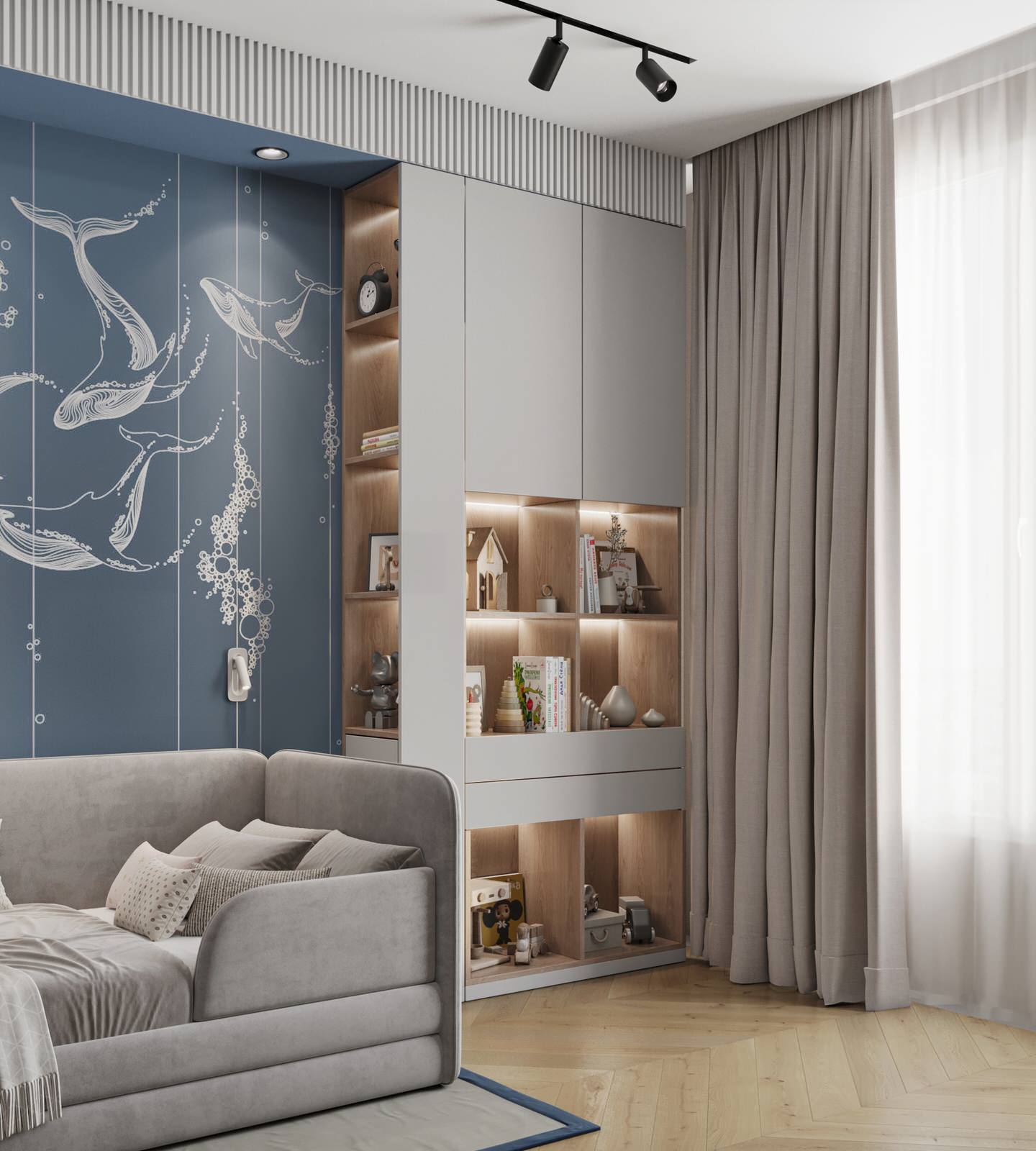 Уютная квартира в шоколадных и терракотовых оттенках