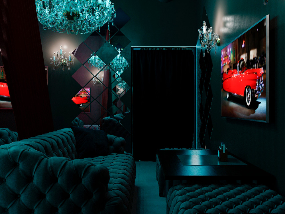 Кальянная в стиле 50х годов