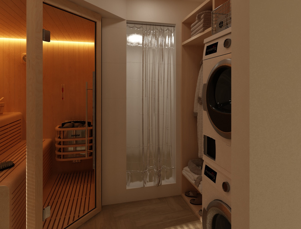 Обложка проекта: Сауна и комната отдыха в загородном доме