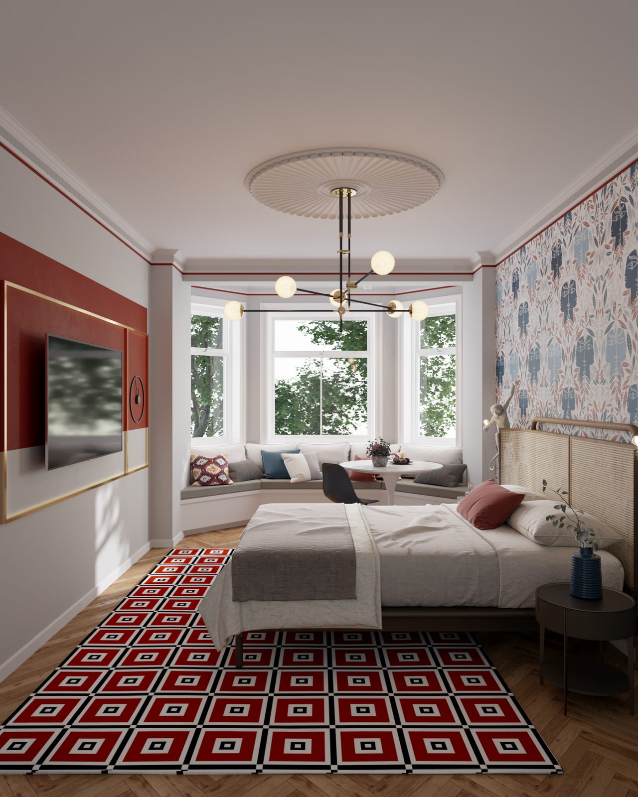 Спальня в парижском стиле